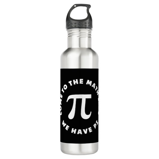 Pi kommen auf die Mathematik Seite, wir haben Pi Edelstahlflasche (Vorderseite)