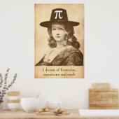 Pi Lady Dreams Poster (Küche)