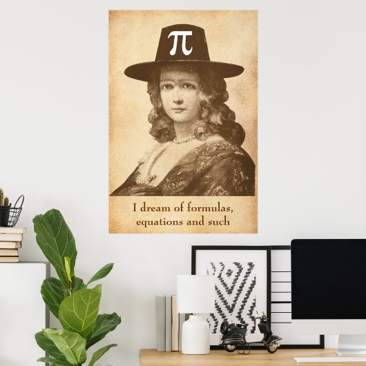 Pi Lady Dreams Poster (Heimbüro)