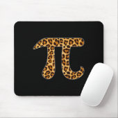Pi Leopard Print Skin Cheetah Pi Day Mathematik Ne Mousepad (Mit Mouse)