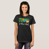 Pi Liebe Luck Math Leprechaun St Patricks D T-Shirt (Vorne ganz)