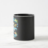 Pi Mai Lao Splash Durchnässt wie ein Büffel Lustig Tasse (Zentrum)
