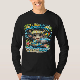 Pi Mai Lao Splash Soaked Like a Buffalo Funny Shir T-Shirt