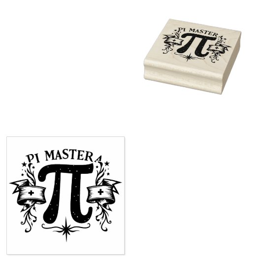 Pi Master Gummistempel (Stempel)