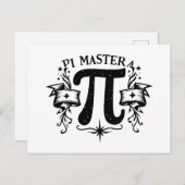 Pi Master Postkarte (Vorne/Hinten)