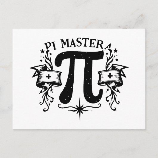 Pi Master Postkarte (Vorderseite)