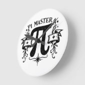 Pi Master Runde Wanduhr (Winkel)