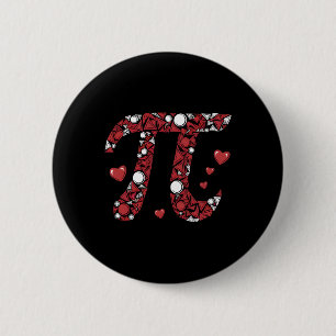 Pi Math Lover Teacher Valentinstag Herz Liebe V Button