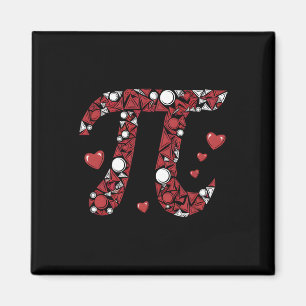 Pi Math Lover Teacher Valentinstag Herz Liebe V Magnet