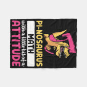 Pi Math Mathematics Dinosaur Dino Pi Day  Fleecedecke (Vorderseite (Horizontal))