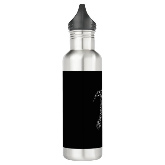 Pi Math Nerd Edelstahlflasche (Links)