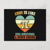 Pi Math Saying Postkarte (Vorderseite)