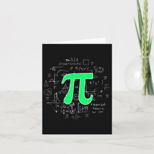Pi Math Science Stem Geschenk 3,14 Pi Tag Vintag R Karte