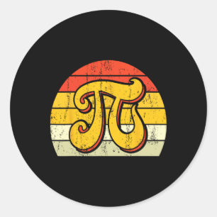 Pi Math Science Stem Geschenk 3,14 Pi Tag Vintag R Runder Aufkleber