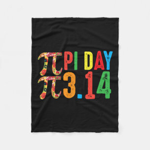 Pi Math Science Stem Gift 3,14 Pi Tag 2 Fleecedecke