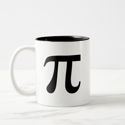 Pi Math Symbol Coffee Tasse (Links)