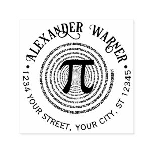 Pi Math Symbol Spiral griechischer Letter Name Adr Permastempel