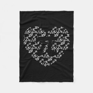 Pi Math Teacher Pi Herzform Pi Tag Fleecedecke
