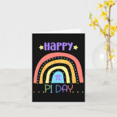 Pi Math Teacher Students Funny International Happy Karte (Gelbe Blume)