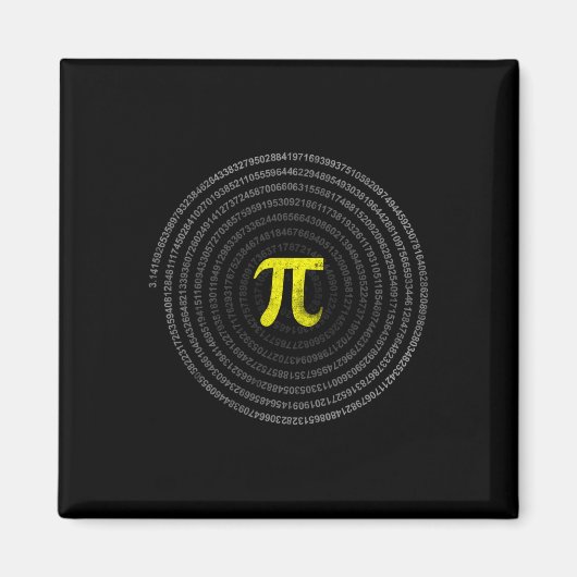 Pi Math Teacher Students Funny International Happy Magnet (Vorne)