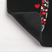Pi Math Valentine Shirt Mathematiker Valentine D Mousepad (Ecke)