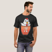 Pi Mathe Hühner Topf T-Shirt (Vorne ganz)