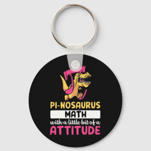 Pi Mathe Mathematik Dinosaurier Dino Pi Tag  Schlüsselanhänger