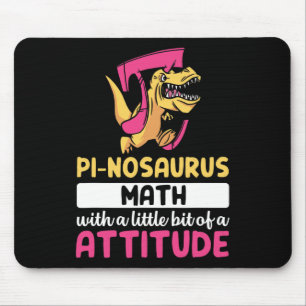 Pi Mathematics Dinosaur Dino Pi Day Mousepad