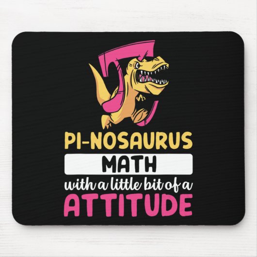Pi Mathematics Dinosaur Dino Pi Day Mousepad (Vorne)