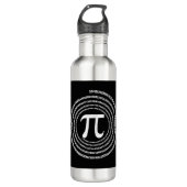 Pi Mathematics Pi Math Edelstahlflasche (Vorderseite)
