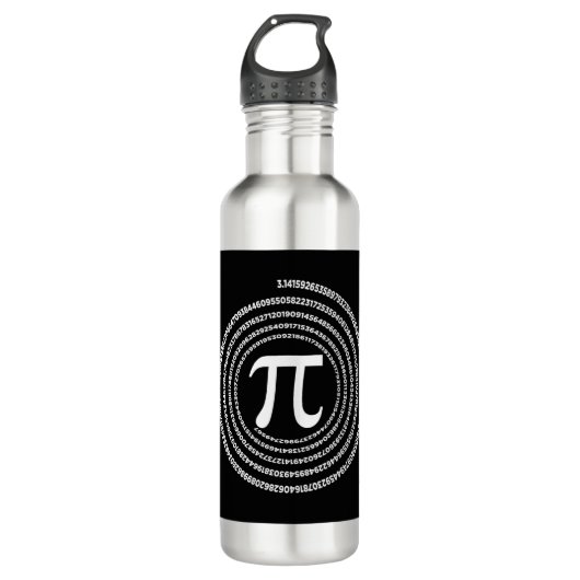 Pi Mathematics Pi Math Edelstahlflasche (Vorderseite)