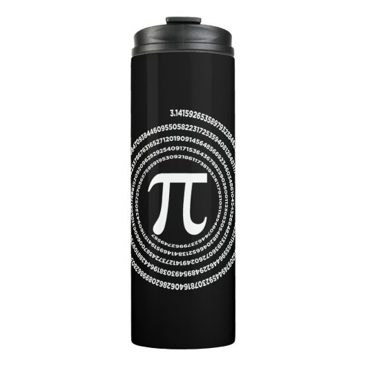 Pi Mathematics Pi Math Thermosbecher (Vorderseite)
