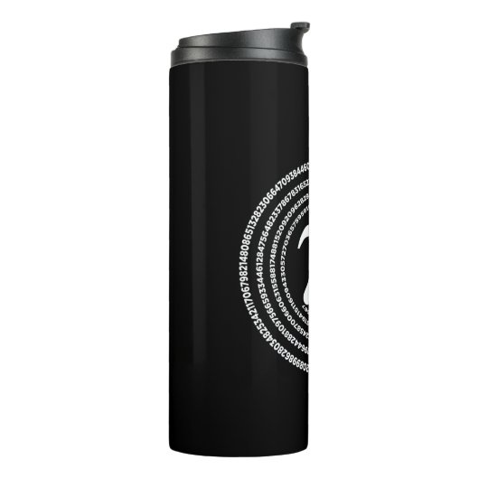 Pi Mathematics Pi Math Thermosbecher (Nach links gedreht)