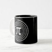 Pi Mathematics Pi Math Zweifarbige Tasse (Vorderseite Links)