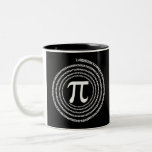 Pi Mathematics Pi Math Zweifarbige Tasse<br><div class="desc">Pi Mathematics Pi Math</div>