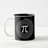Pi Mathematics Pi Math Zweifarbige Tasse (Links)