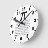 pi Mathematik Runde Wanduhr (Winkel)