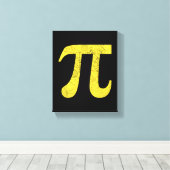 Pi - mathematische Symbole Leinwanddruck (Insitu (Holzboden))
