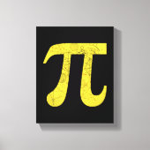 Pi - mathematische Symbole Leinwanddruck (Vorderseite)
