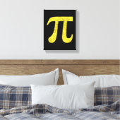 Pi - mathematische Symbole Leinwanddruck (Insitu (Schlafzimmer))