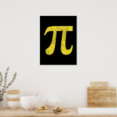 Pi - mathematische Symbole Poster (Küche)