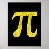 Pi - mathematische Symbole Poster (Vorne)