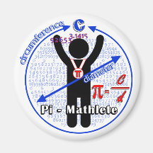 Pi-Mathlete 3,14 Pi Tag