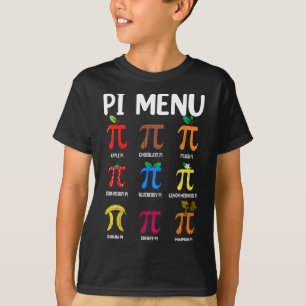 Pi Menü 3.14 Pi Symbol - Mathe Teacher Happy Pi Da T-Shirt