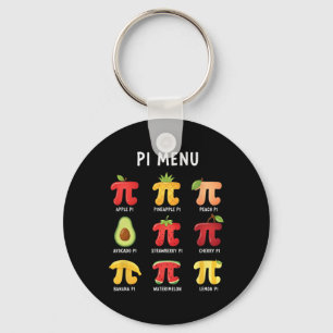 Pi-Menü 3,14 Pi-Zahlensymbol Mathelehrer Lustig F Schlüsselanhänger