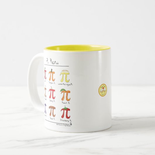 Pi Menü Niedlich Mathematik Pi Day Coffee Tasse (Vorderseite Links)