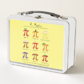 Pi Menu Niedlich Mathematik Pi Day Lunch Box (Vorderseite)