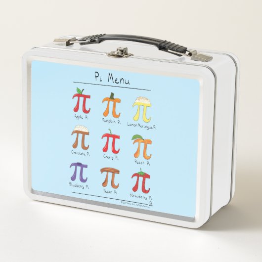 Pi Menu Niedlich Mathematik Pi Day Lunch Box (Vorderseite)
