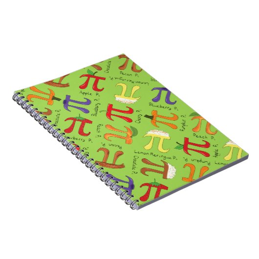 Pi Menu Niedlich Mathematik Pi Day Notebook Notizblock (Rechte Seite)