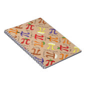 Pi Menu Niedlich Mathematik Pi Day Notebook Notizblock (Rechte Seite)